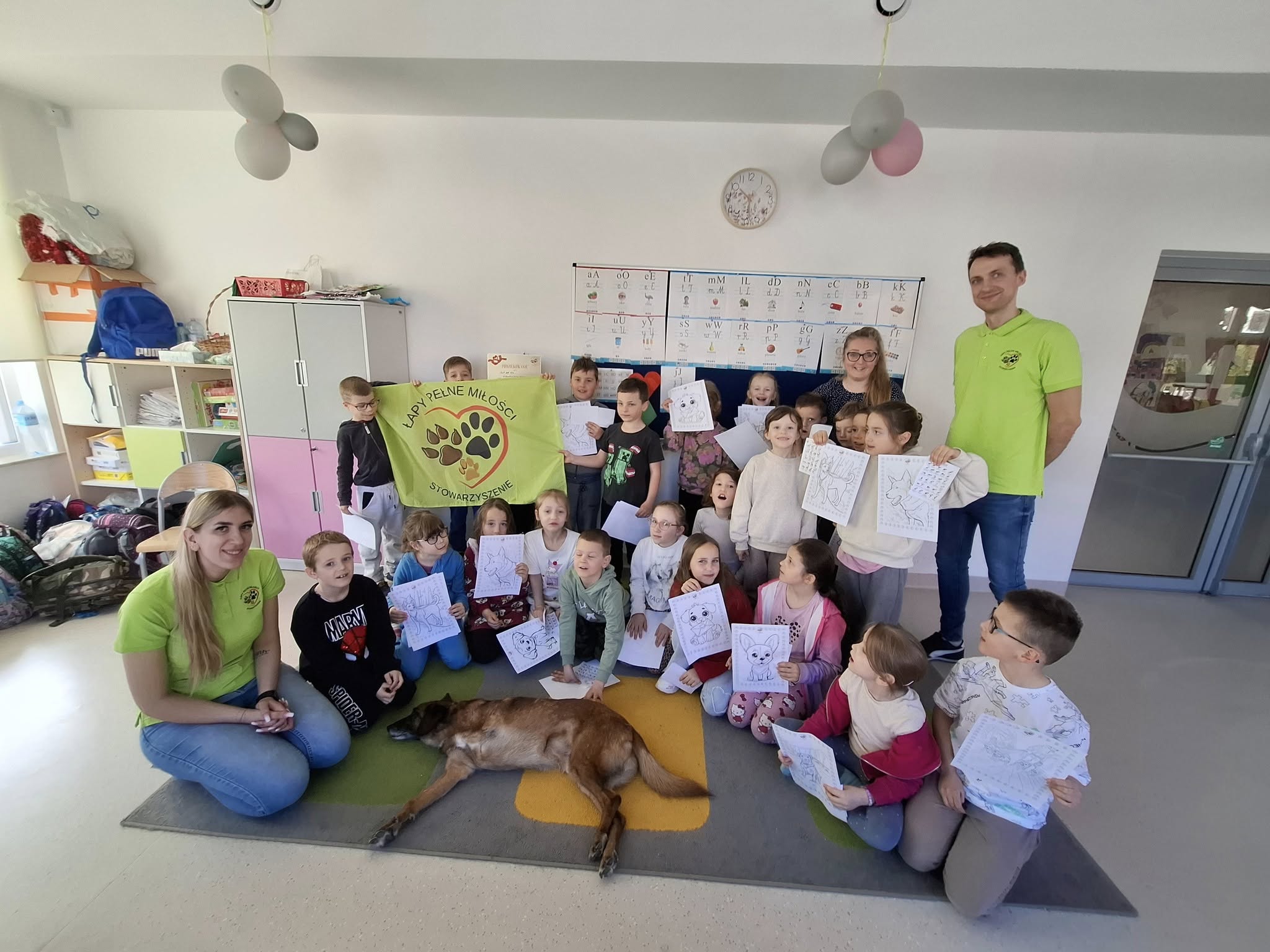Zajęcia edukacyjne z dziećmi i Wektorem - naszym bohaterem
